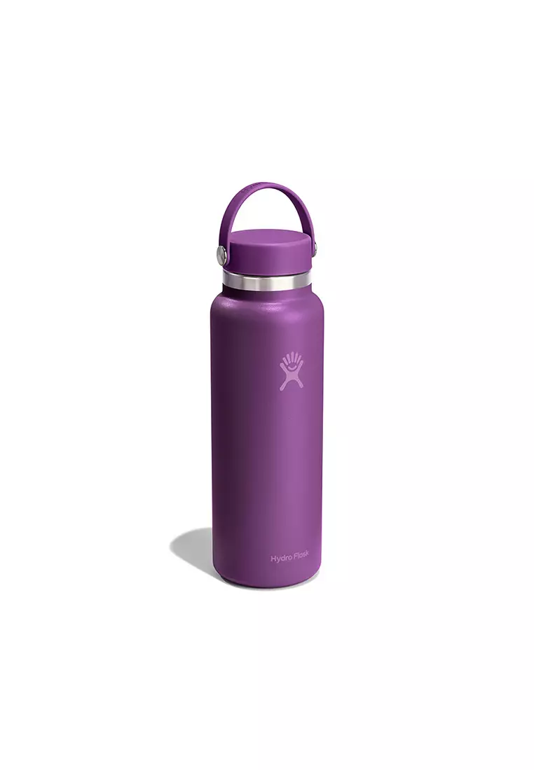 Hydro Flask Wide Mouth Flex Cap 40 oz Beachplum Purple
