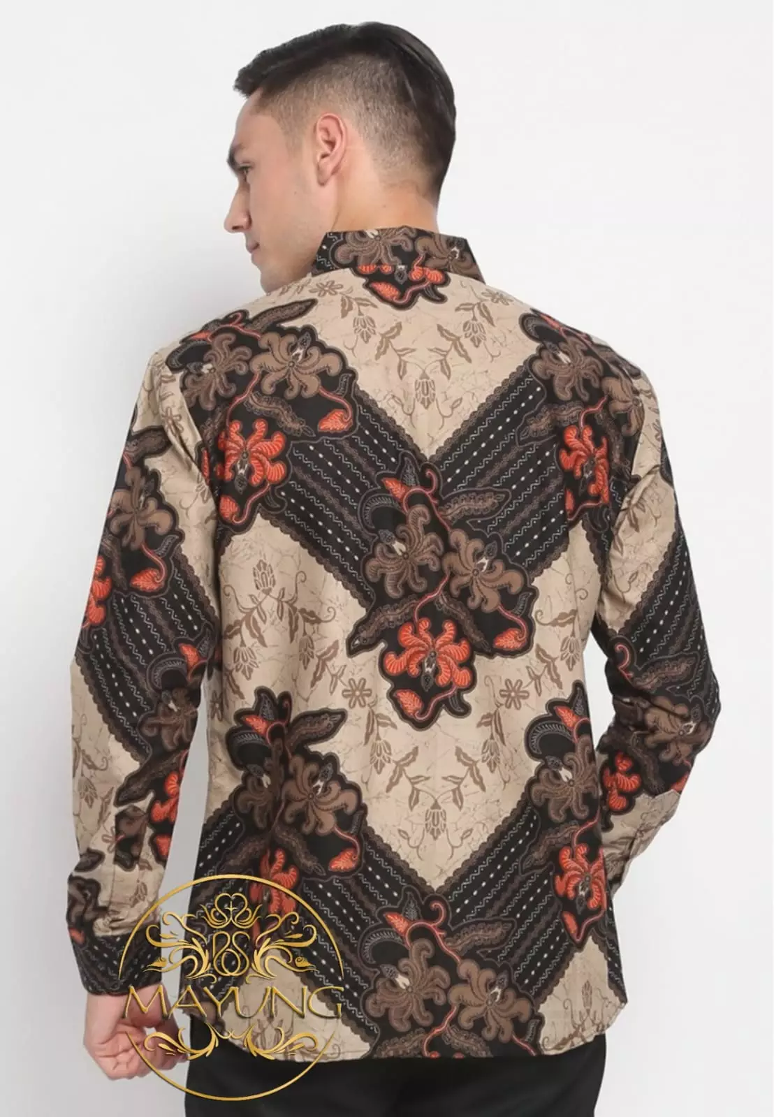 Hyang Wangkuam Kemeja Batik Pria Premium Slimfit Modern Lengan Panjang