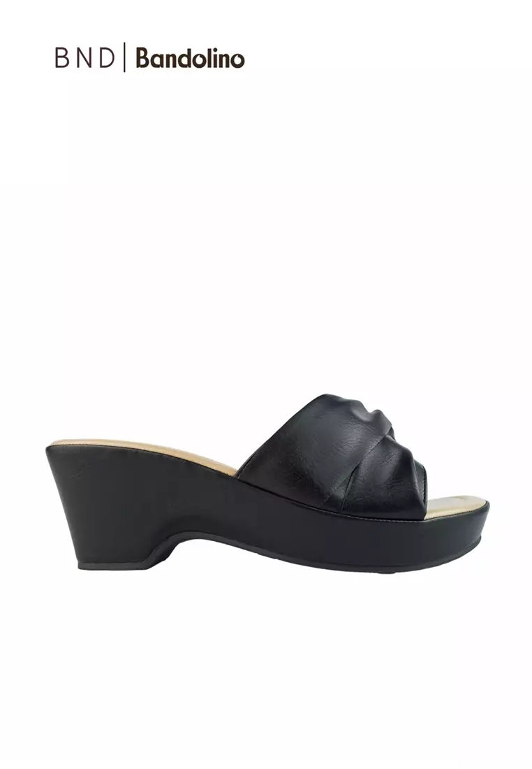 Discount on BND  shoes - SKU: Faye Wedges 82707 Black