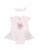 Baby Lovett pink Pearly Shine Romper Dress with Headband BC7D7KA9975232GS_1