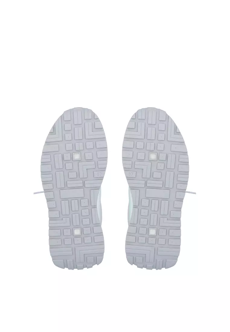 Medium Grey CR Lyra Crossline Platform Sneakers