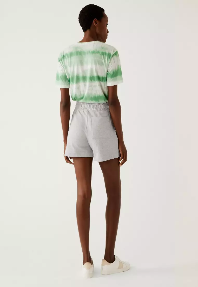Jersey jogger shorts sales