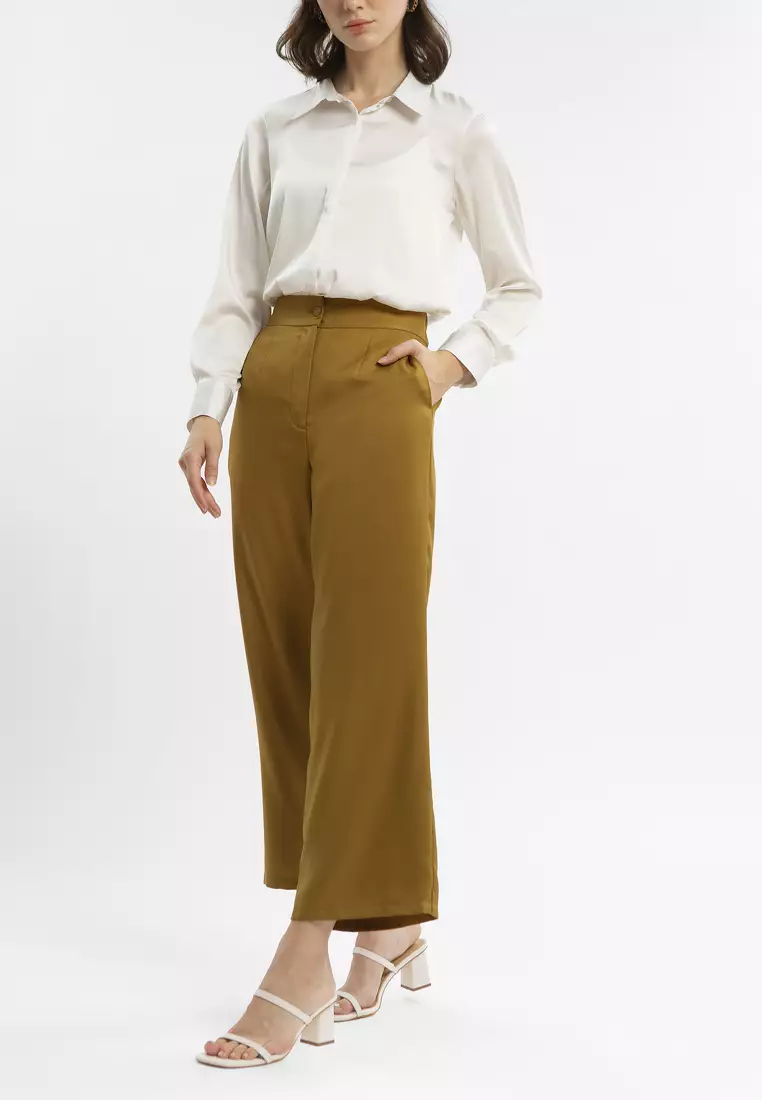 Minimal Baela Pant Deep Mustard
