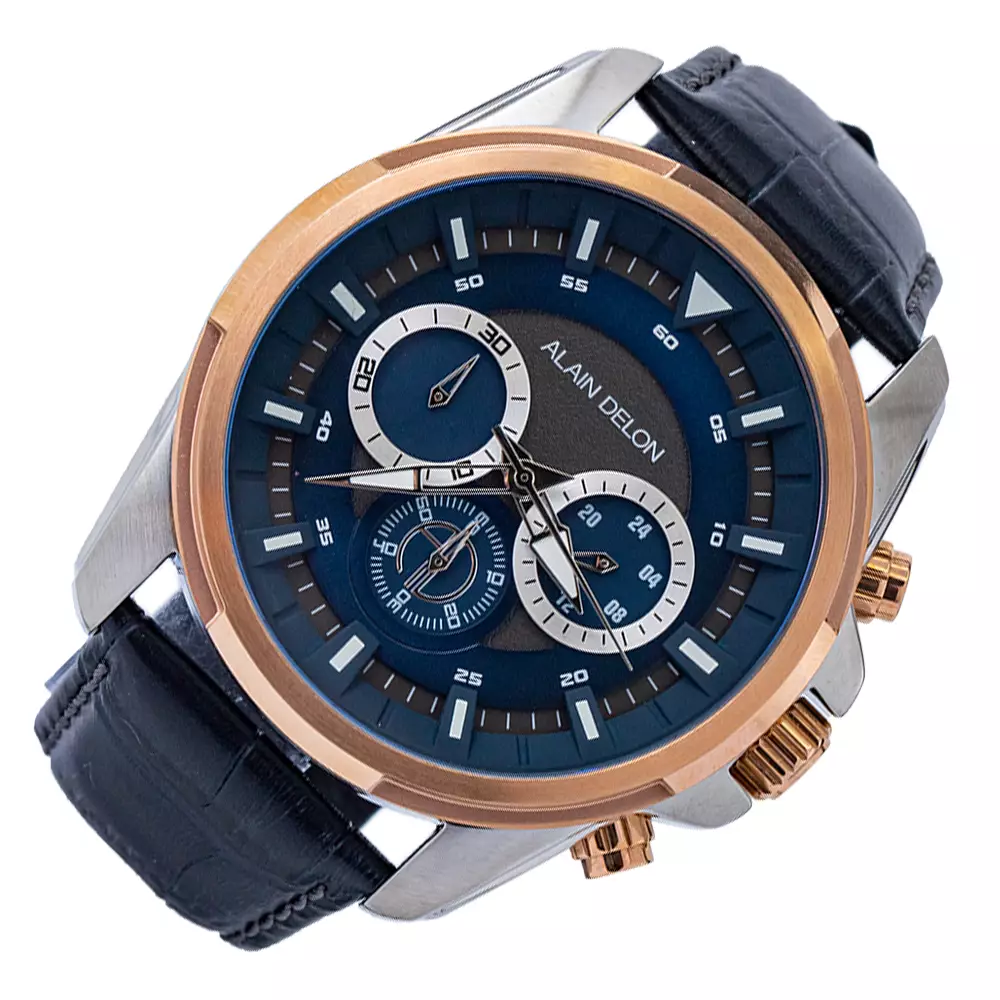 Jam Tangan Pria Alain Delon AD437-1382C Original