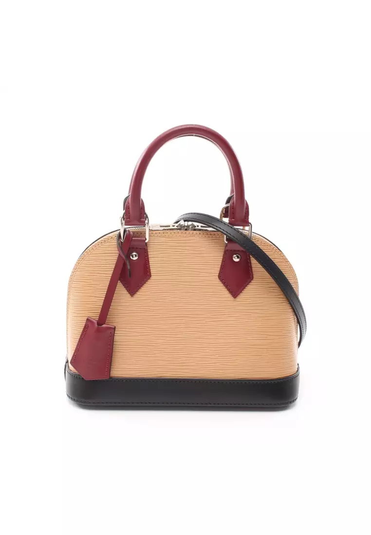 Louis-Vuitton Epi Alma BB-2Way Hand Bag