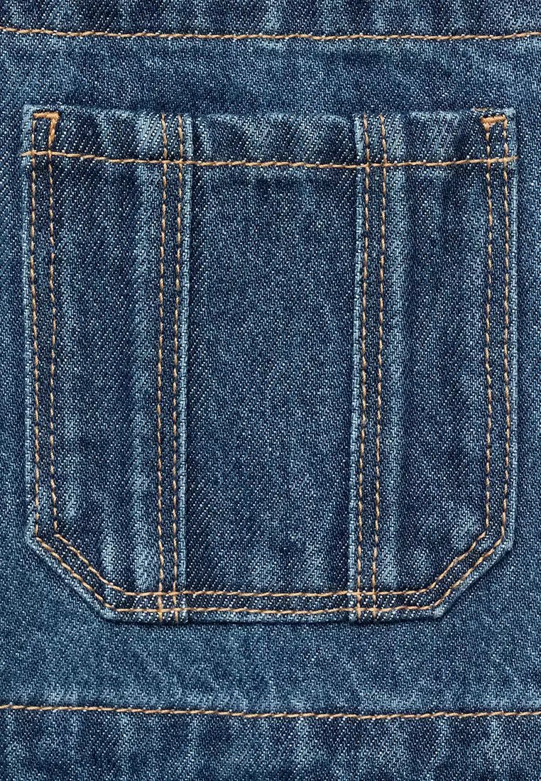 Denim Cotton Dungarees
