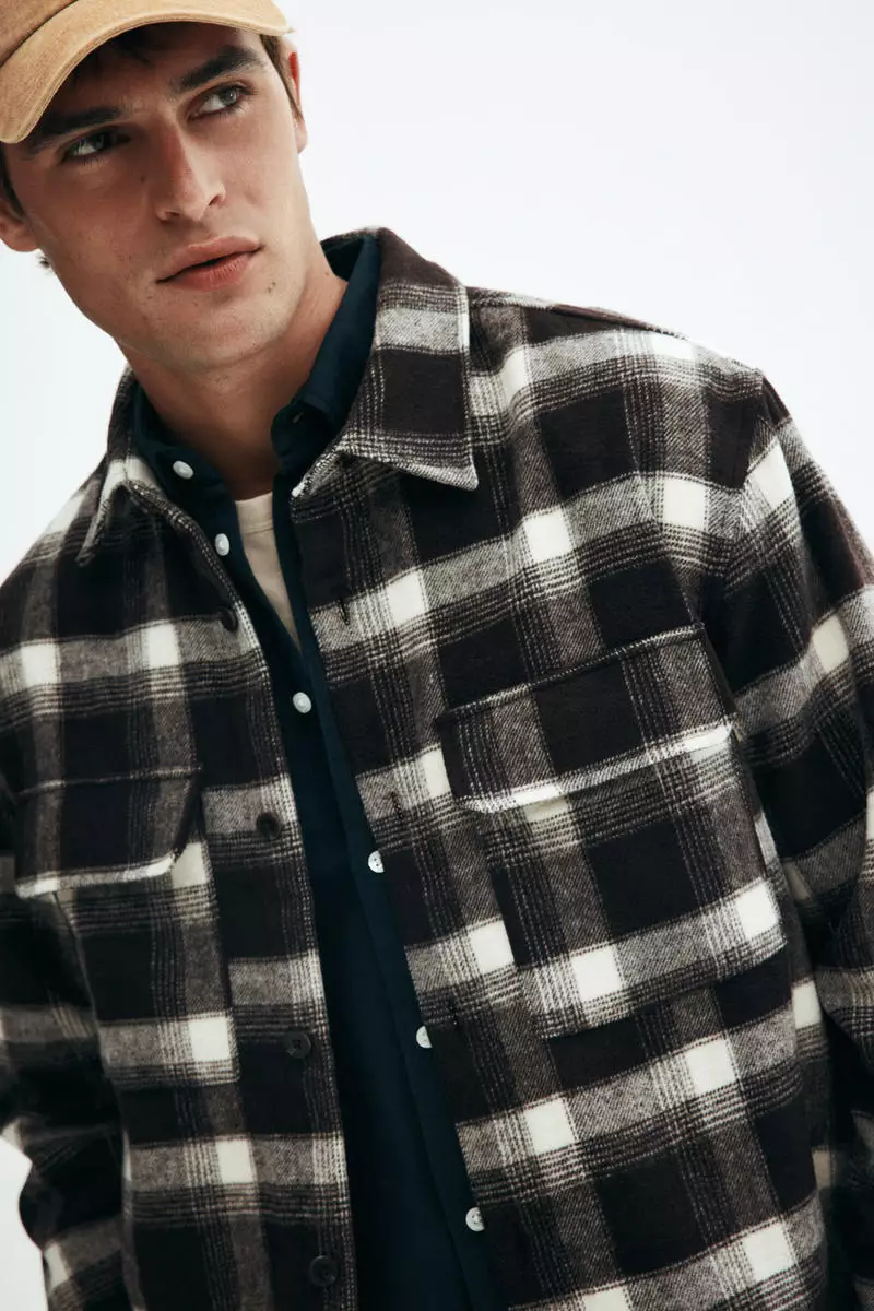 Regular Fit Flannel overshirt