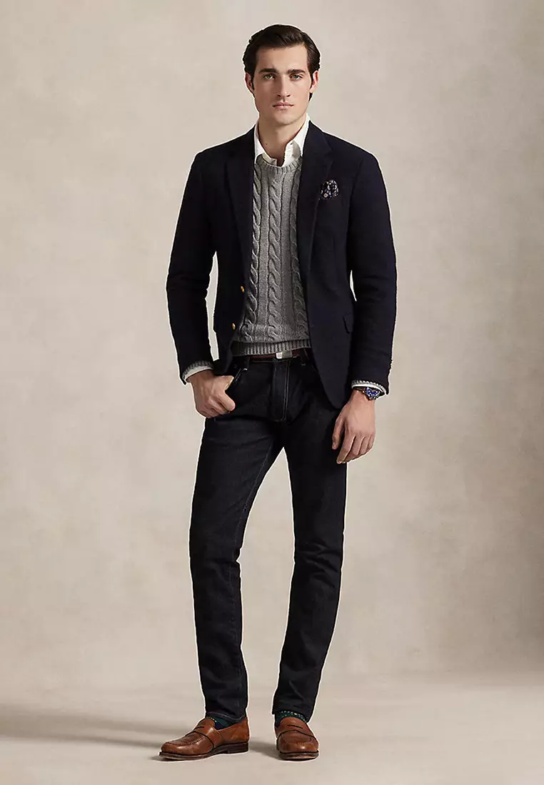 Cable-Knit Cotton Sweater