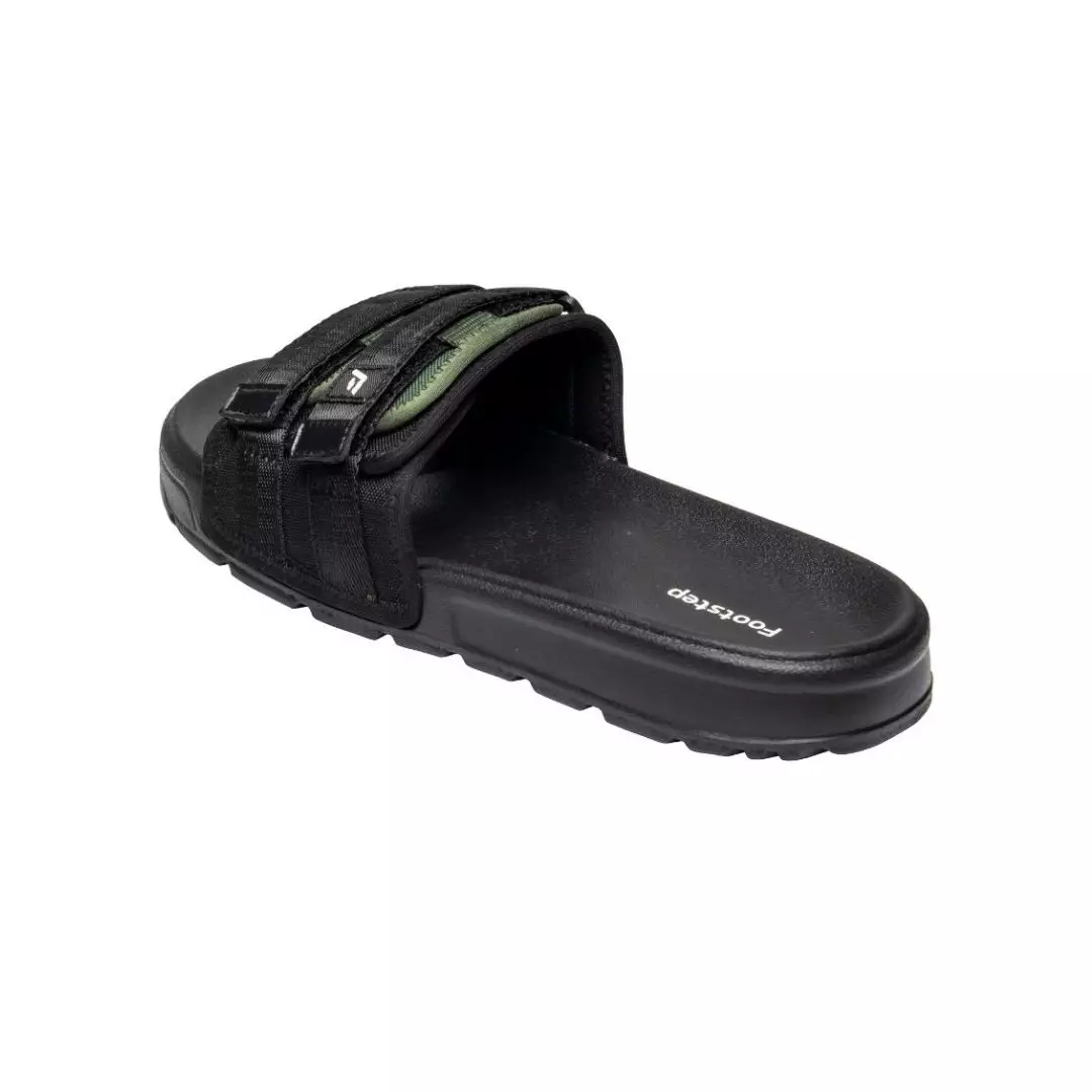 Footstep Footwear Sandal Pria Slide Maxi Black Army Original Sandal