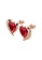 Her Jewellery LUVEA - Angel Heart Earrings (Rose Gold) by Her Jewellery 7CFFBAC34C2A55GS_3