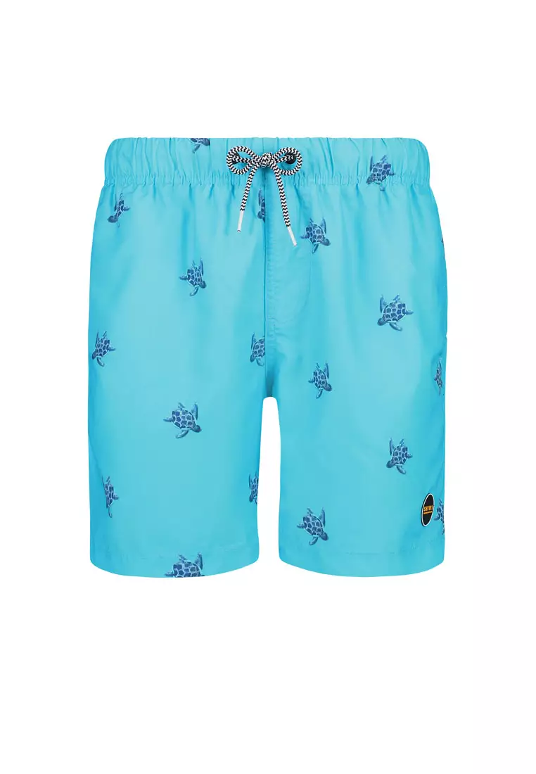 Turtle Print Swim Shorts