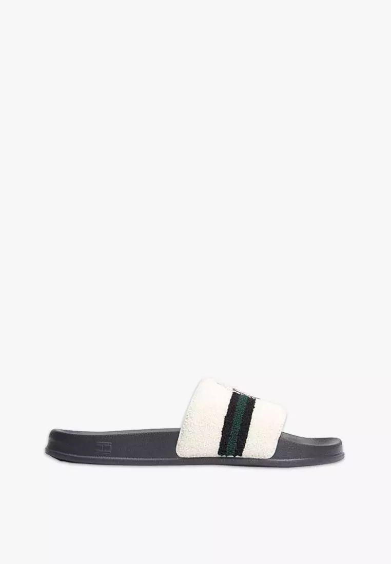 Jual Tommy Hilfiger Tommy Hilfiger - HILFIGER TOWELLING POOL SLIDE ...