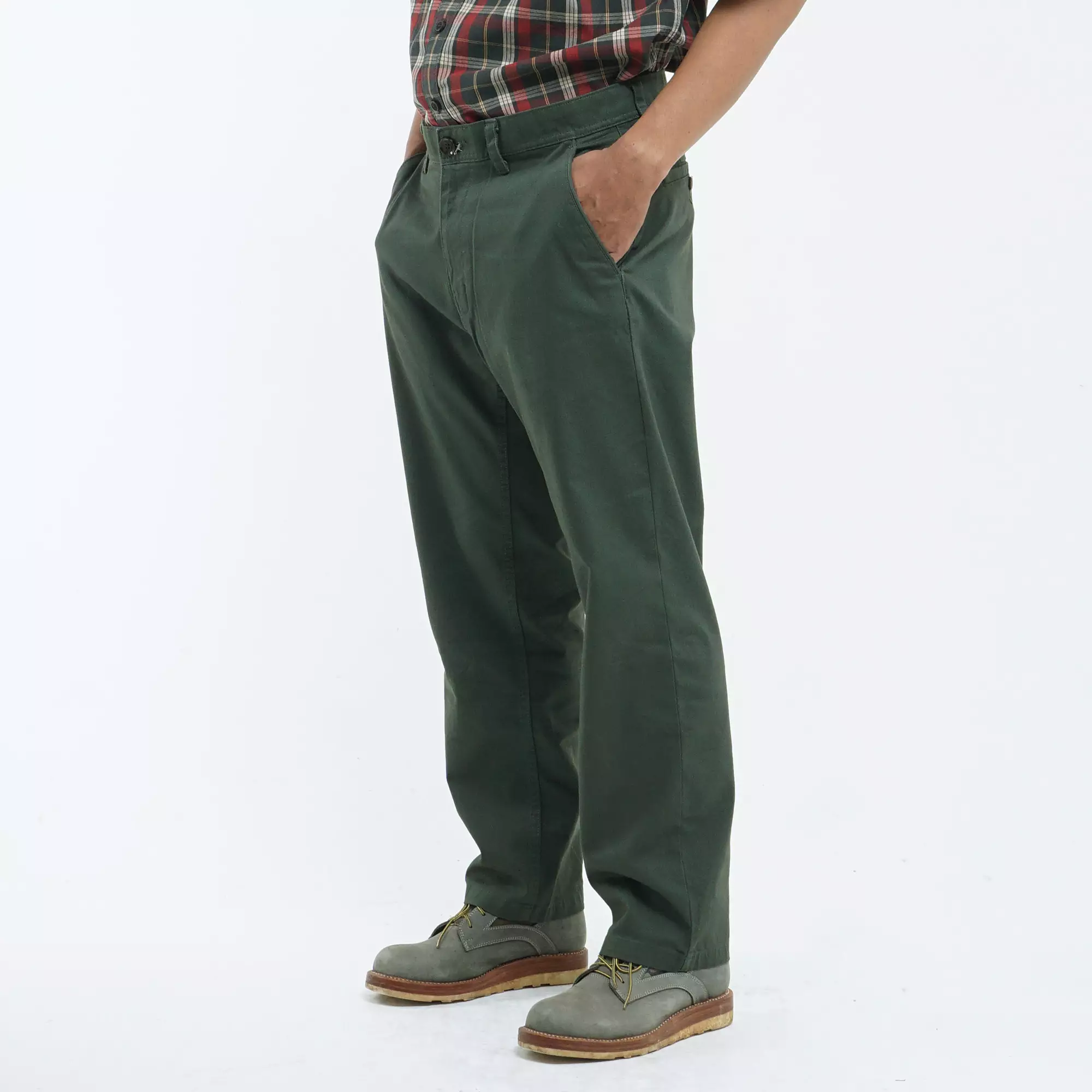 Jual Mgee Mgee Celana Chinos Panjang Pria M.gee Felix C029 Green 