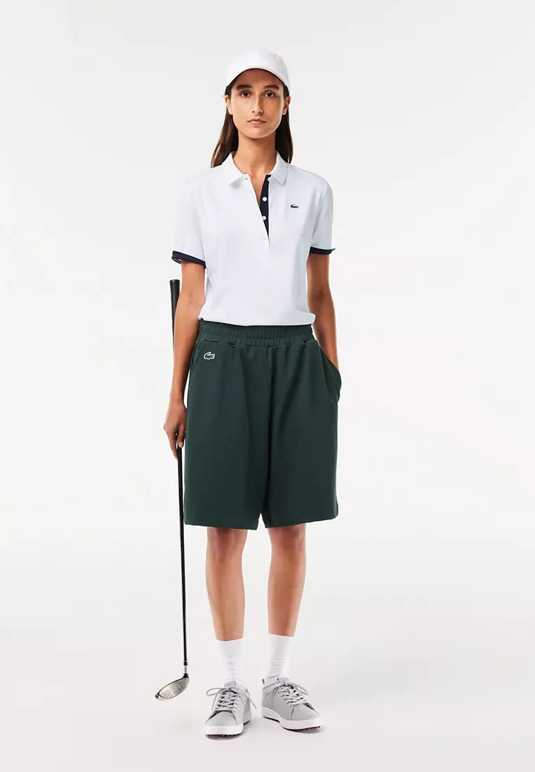 Women's Lacoste SPORT Breathable Stretch Golf Polo Shirt
