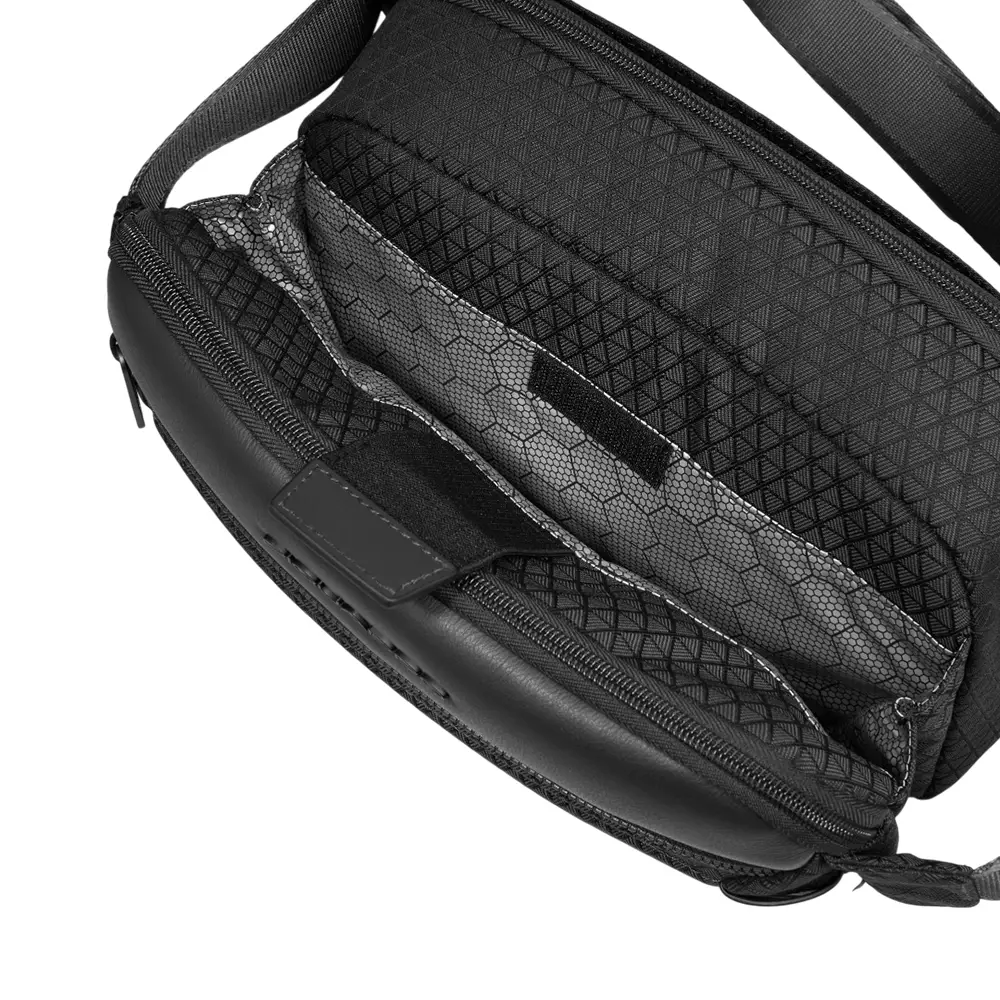 Recycled Fabric Fanny Pack Black