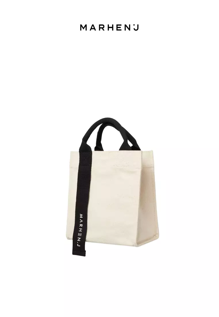 RICKY MINI Canvas Crossbody Bag Ivory