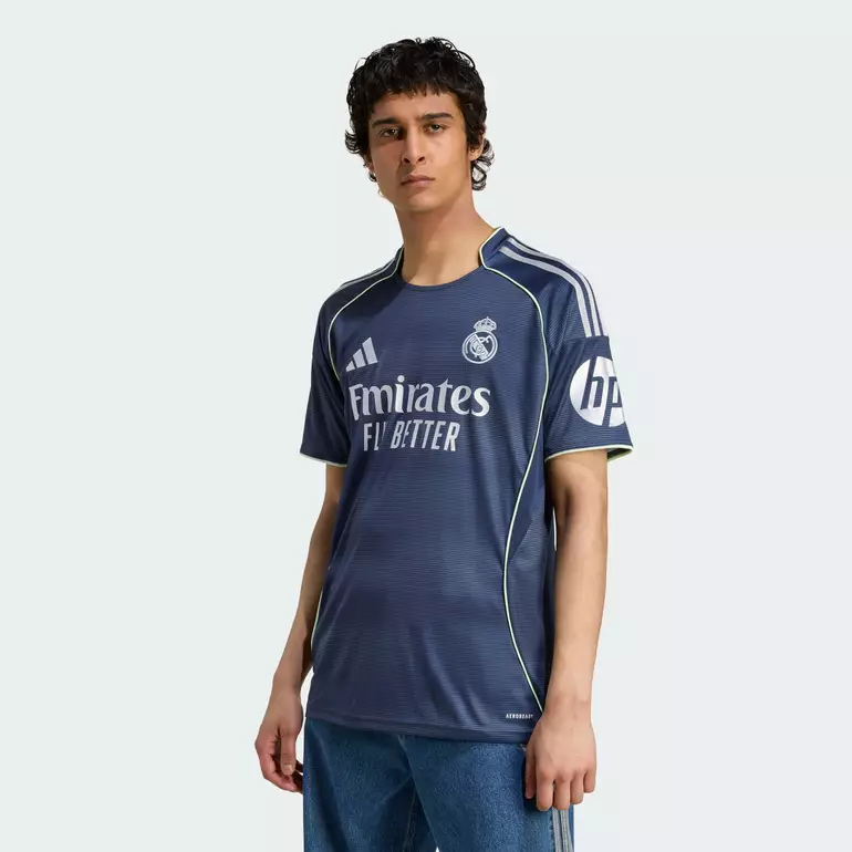 Football Real Madrid 25/26 Away Jersey Men Blue JJ4182