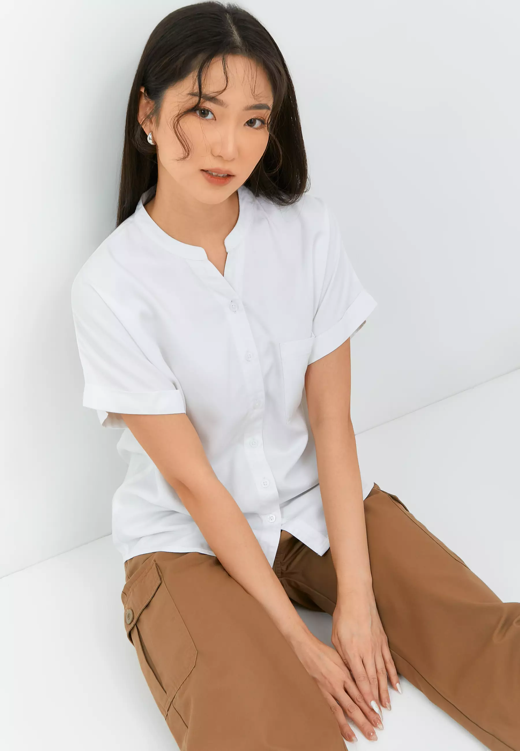 Melian White Blouse (G.1507)