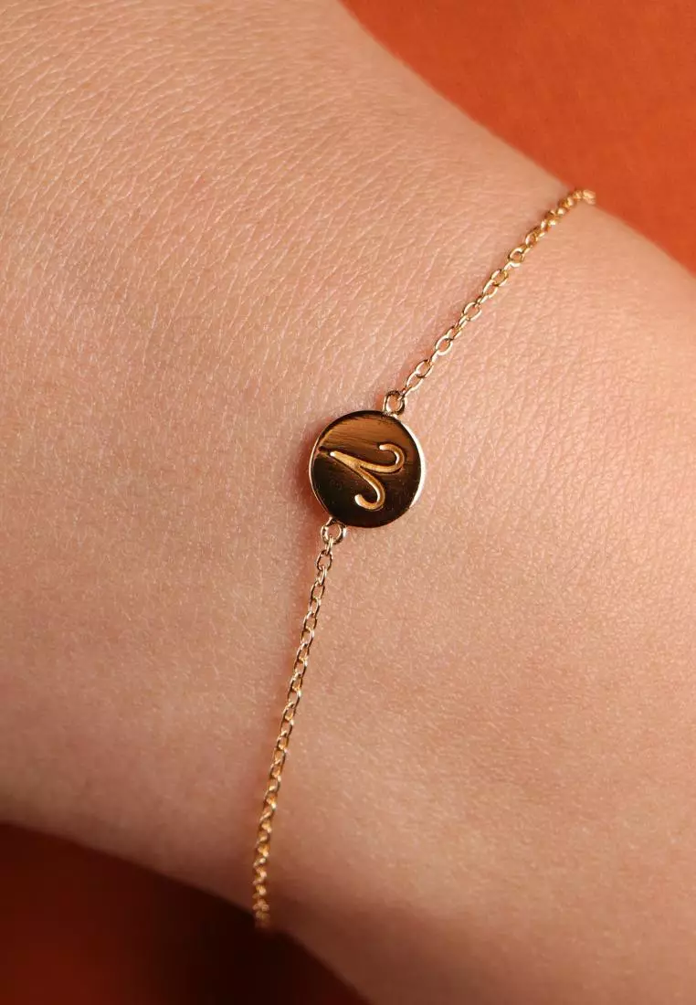Vermeil Zodiac Bracelet Aries