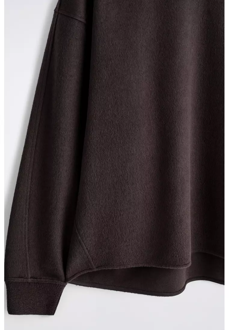 OVERSIZED MERINO-WOOL JERSEY JUMPER