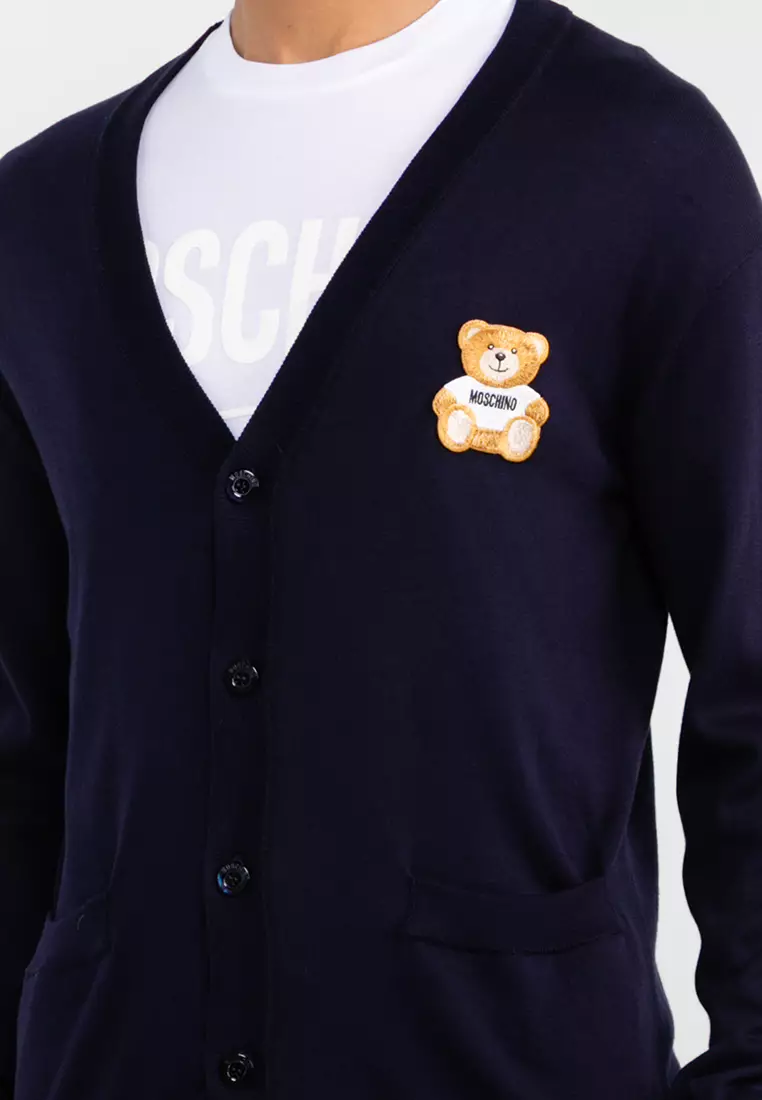 Pull and bear plush cardigan on sale