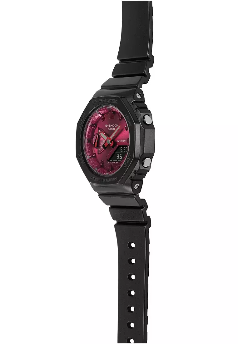 Women GMA-S2100RB-1A Resin Red