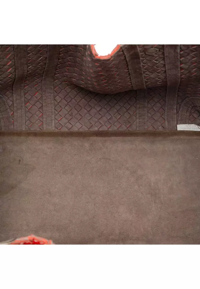 Pre-Loved Bottega Veneta Xl Nappa Intrecciato Stitch Tote