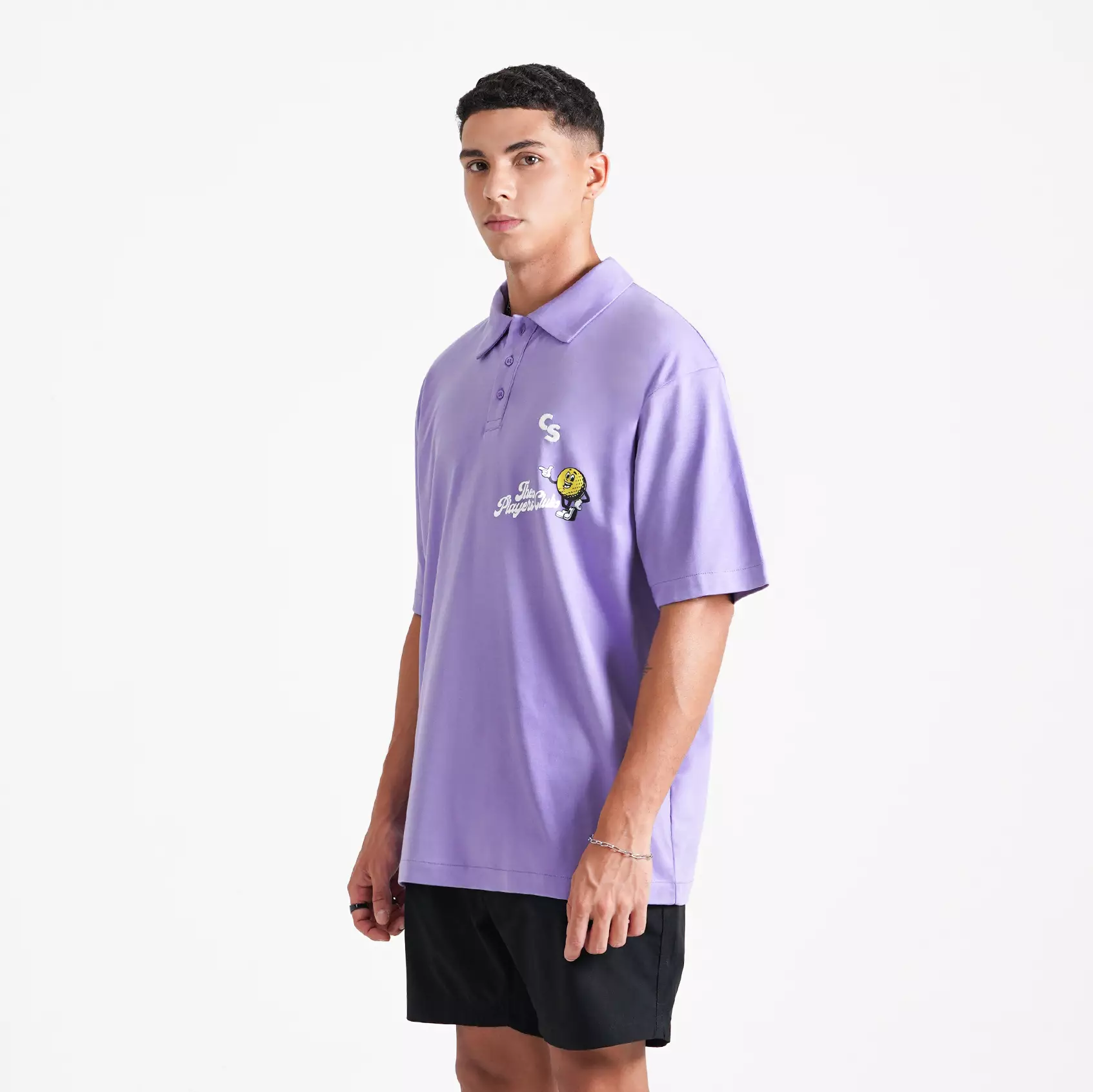 CELCIUS Polo Shirt LIN001337C Purple