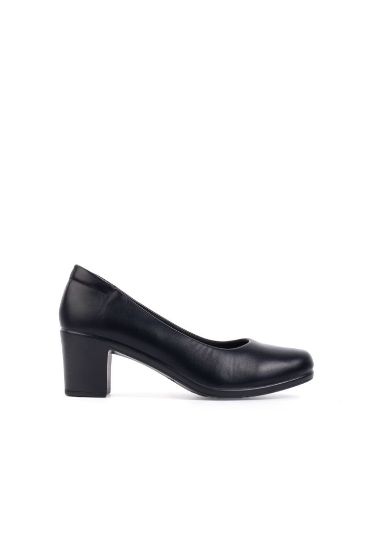 LARRIE Black Comfort Durable Basic Formal Heels
