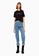 Calvin Klein black Calvin Klein Jeans CK Women Institutional Logo Short Sleeve Tee 5533AAA1F71FFCGS_2