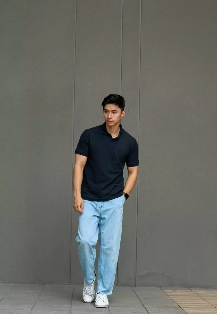 Kale MAX POCKET BLACK / Kaos Polo Pria / Kaos Pria / Kaos kerah / Polo Shirt Slim Fit