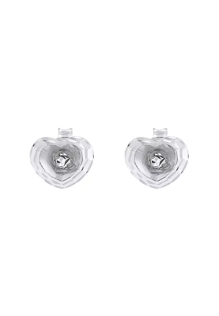 HABIB 750/18K White Gold Earrings GEB1231