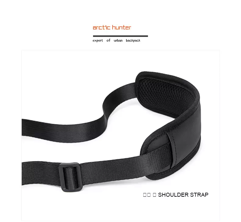 Arctic Hunter K00535 Tas Selempang Sling Messenger Bag Pria Ringan - BLACK