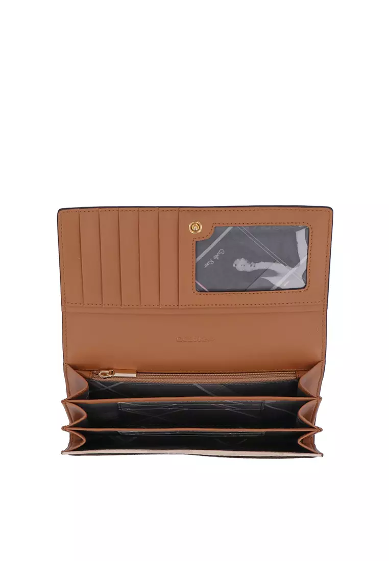 Dark Beige The Camo Long 2-Fold Wallet