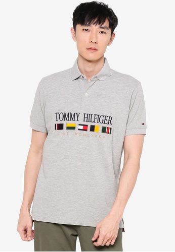 tommy hilfiger large logo t shirt