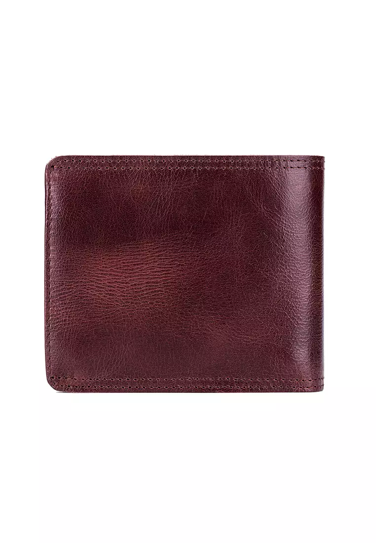 Buy ENZODESIGN Top Grain Leather Sporty Wallet With Zip Coin
