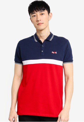 Jual Lc Waikiki Striped Short Sleeves Polo Shirt Original Zalora Indonesia