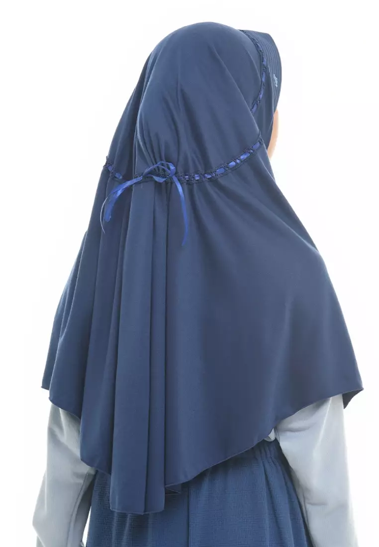 Kerudung Sekolah Instan Hemy XS - Navy
