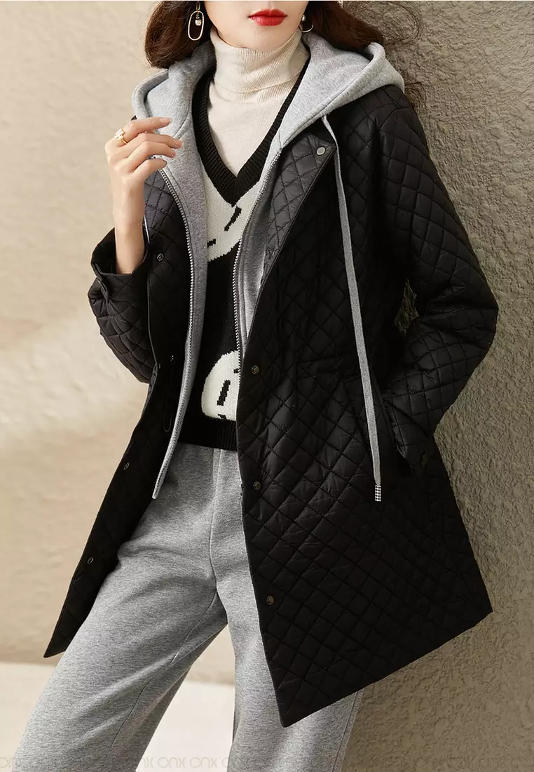 Garnet hill discount quilted car coat