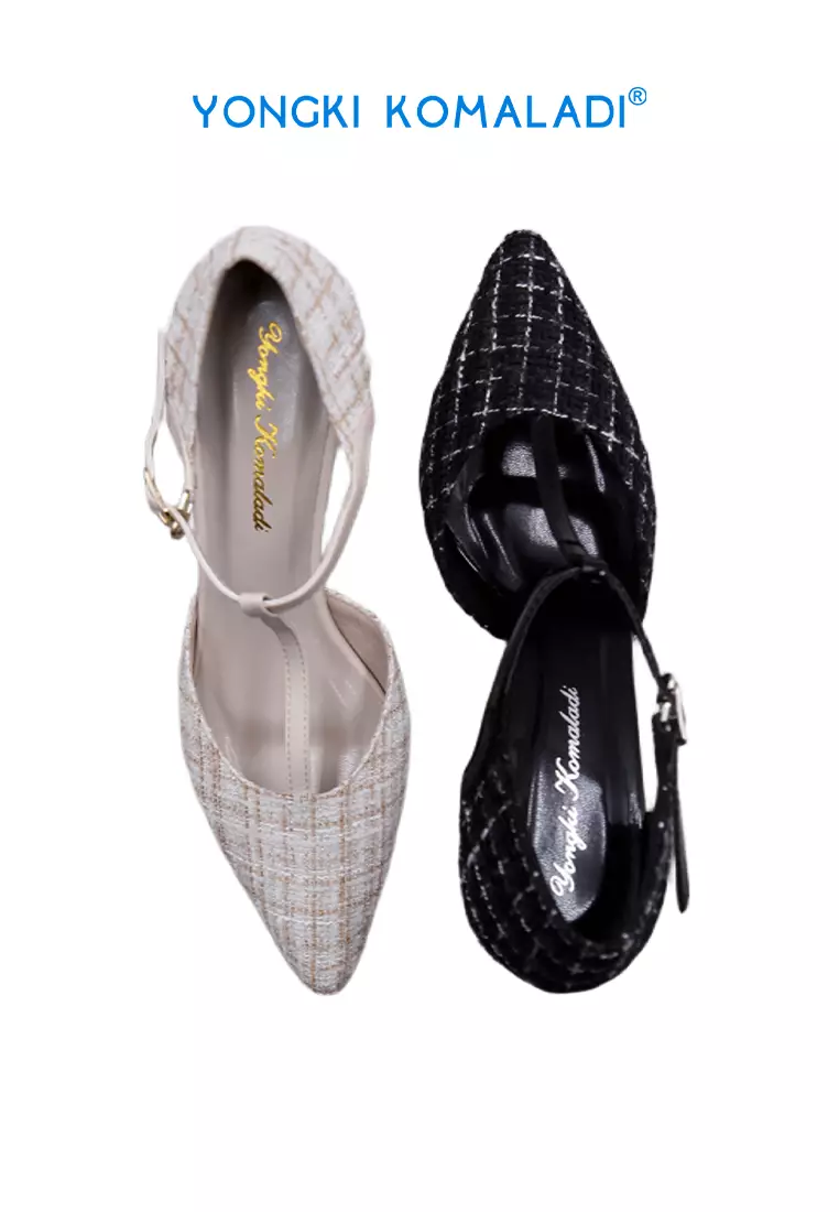[ ORIGINAL ] YONGKI KOMALADI HEELS OL-KNN7154-24 CREAM
