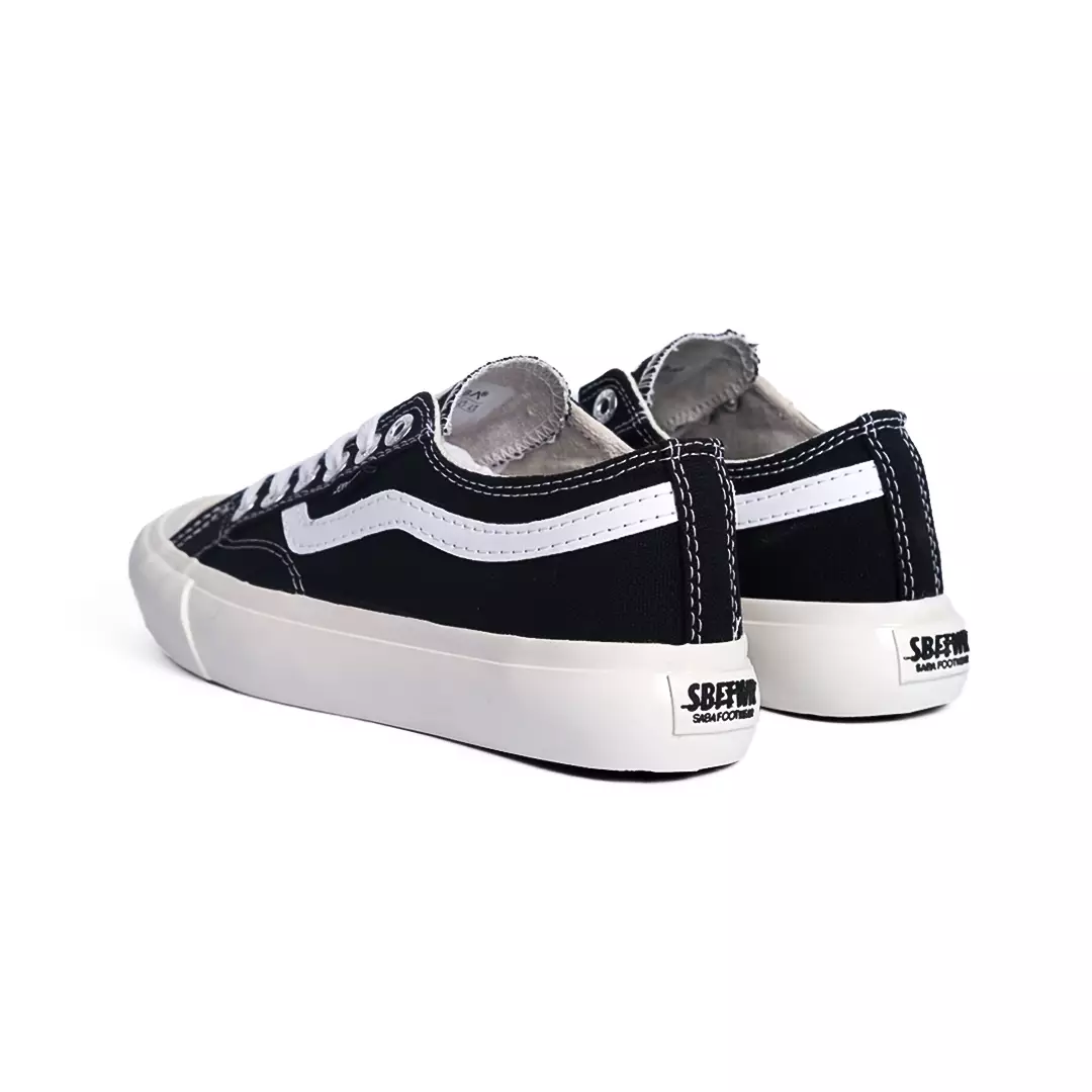 SABA Veloz Low Black White - Sepatu Sneakers Casual Pria Wanita