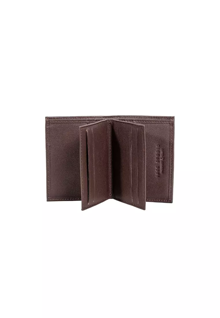 Genuine Leather Dual ID Multi Cards Holder Slim Style for Men Dompet Lelaki JWC 50166