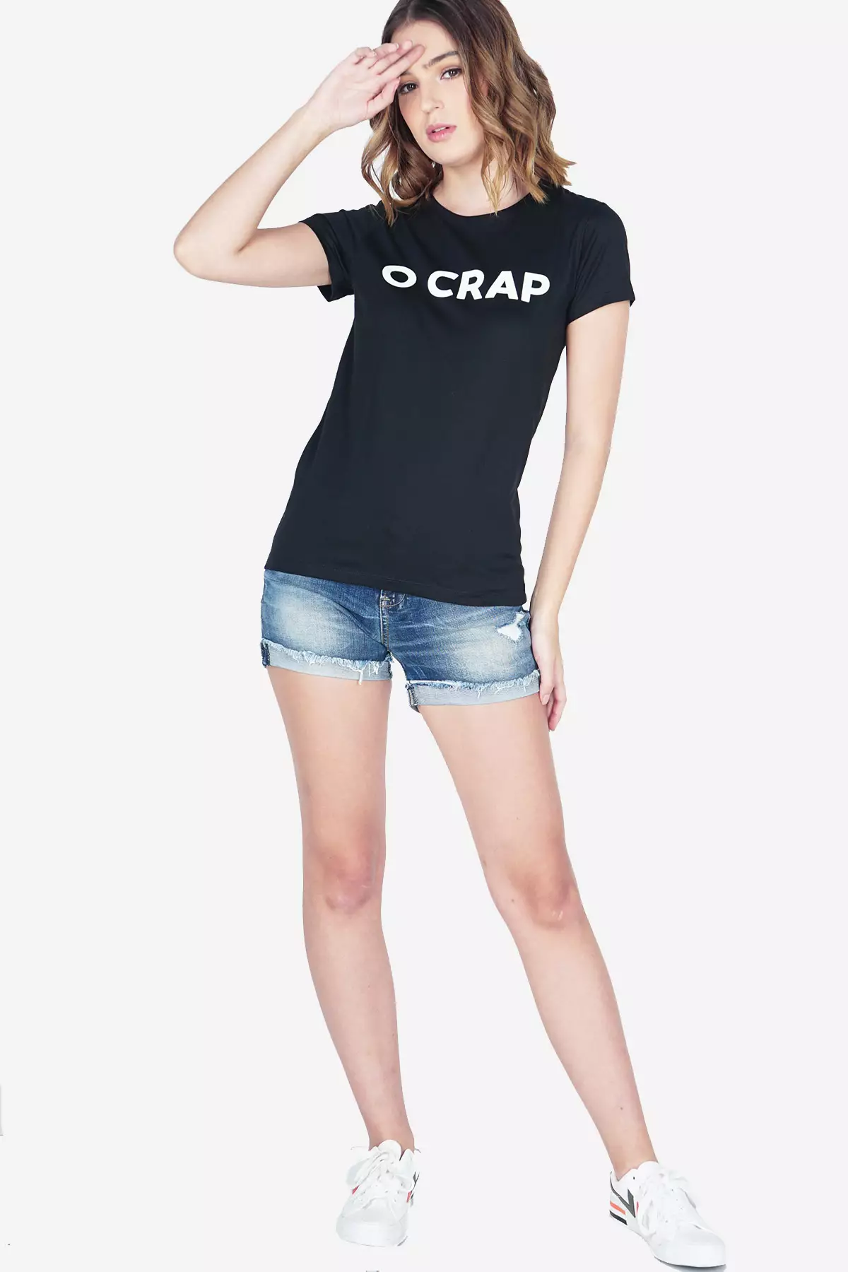 Kaos Wanita Crapy Black
