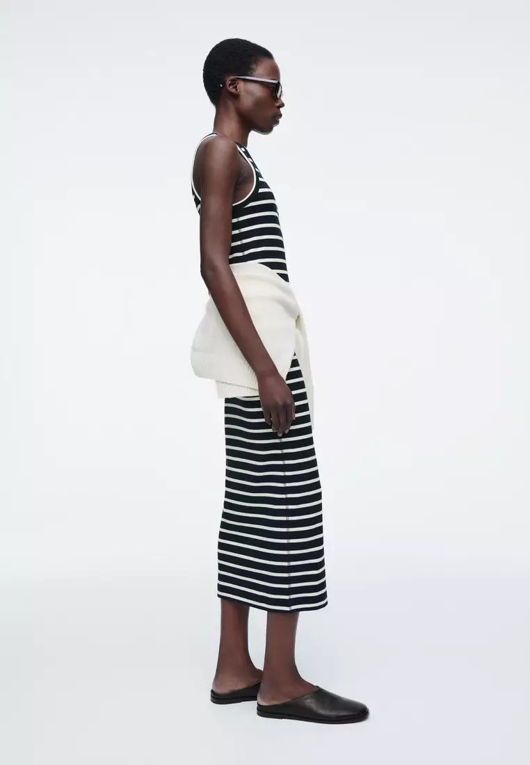 RIBBED TUBE DRESS