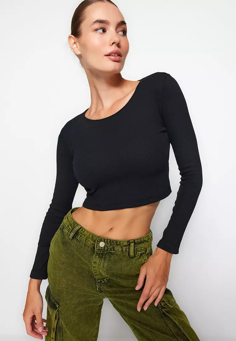 Crop Ribbed Top