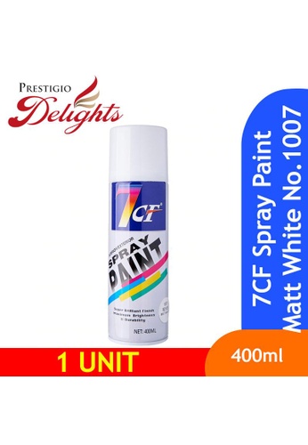 Prestigio Delights 7CF Spray Paint Matt White No.1007 400ml A1CEEESCAB1910GS_1