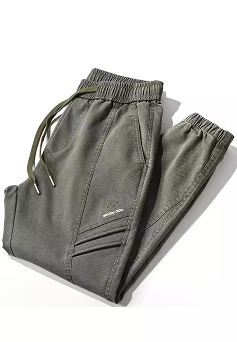Drawstring Slim Jogger Pants