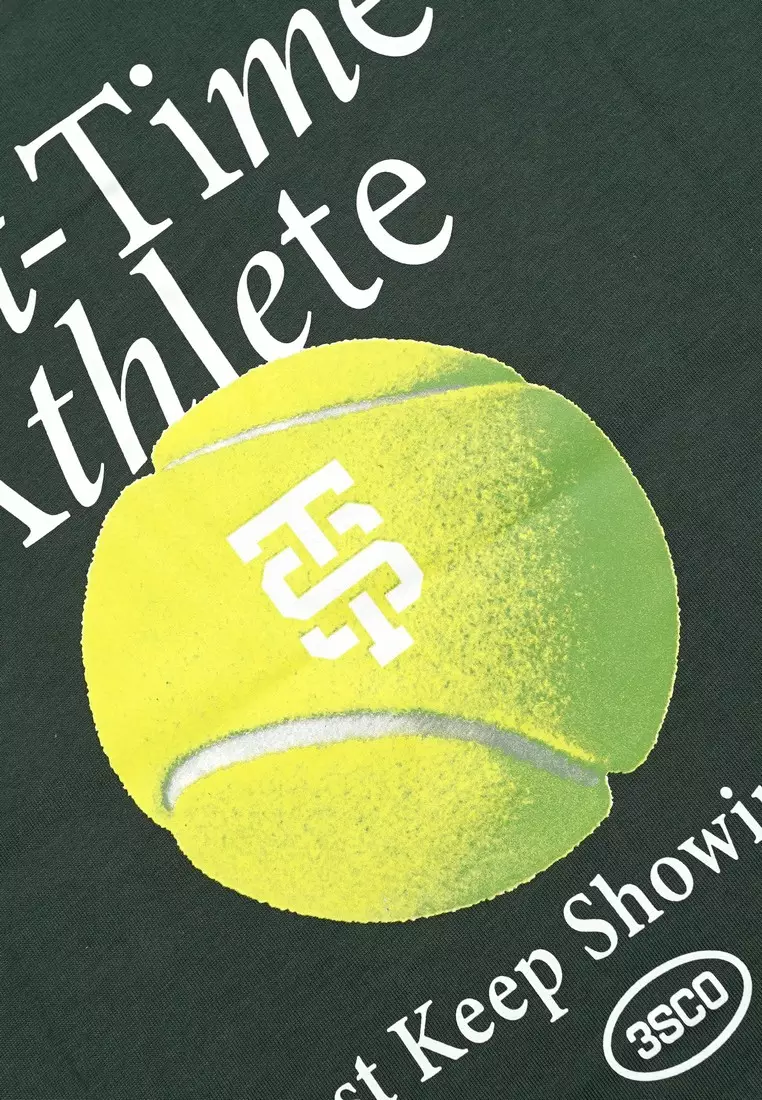 3Second Men's T-Shirt Short Sleeve Relaxed Fit Cotton Sporty Vibora C190925