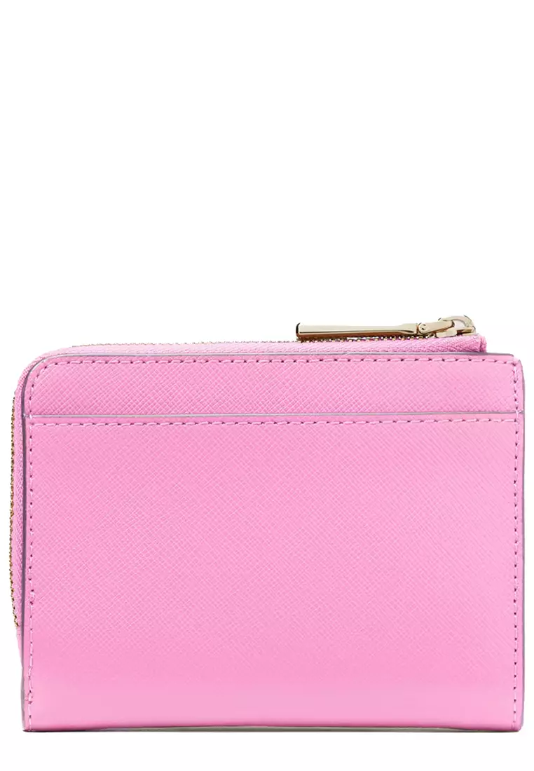 Madison Small L Zip Wallet in Surf Pink KH615