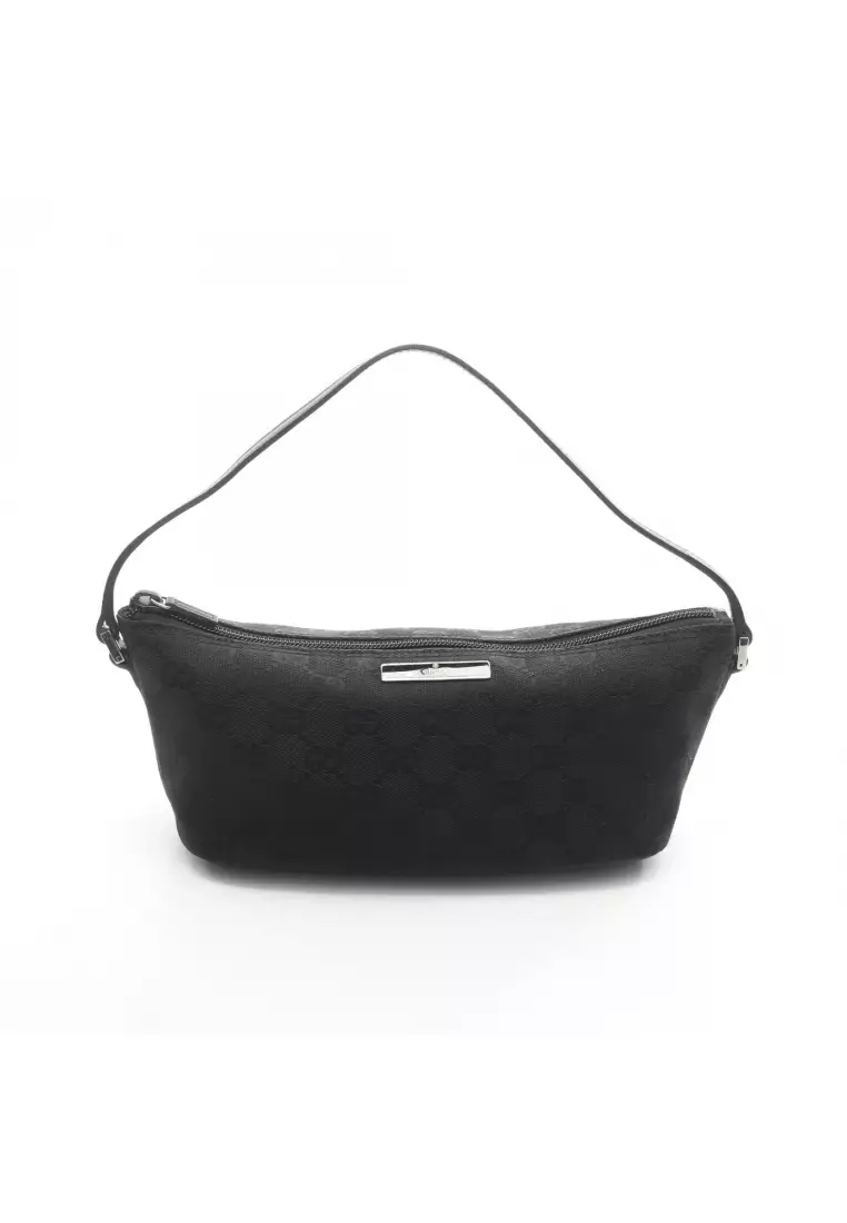 バッグ Gucci Accessory Pouch GG Canvas Handbag Buy Gucci Pre-Loved Gucci GG canvas accessory pouch Handbag